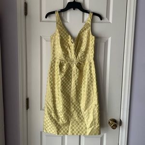 J Crew Collection Metallic Pembridge Dot Camilla Dress